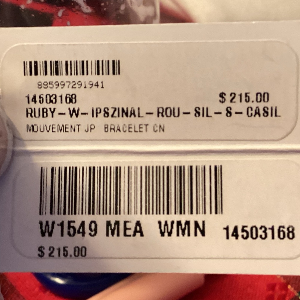 Coach Silver Watch with Crystal Accents - Picture 4 of 4